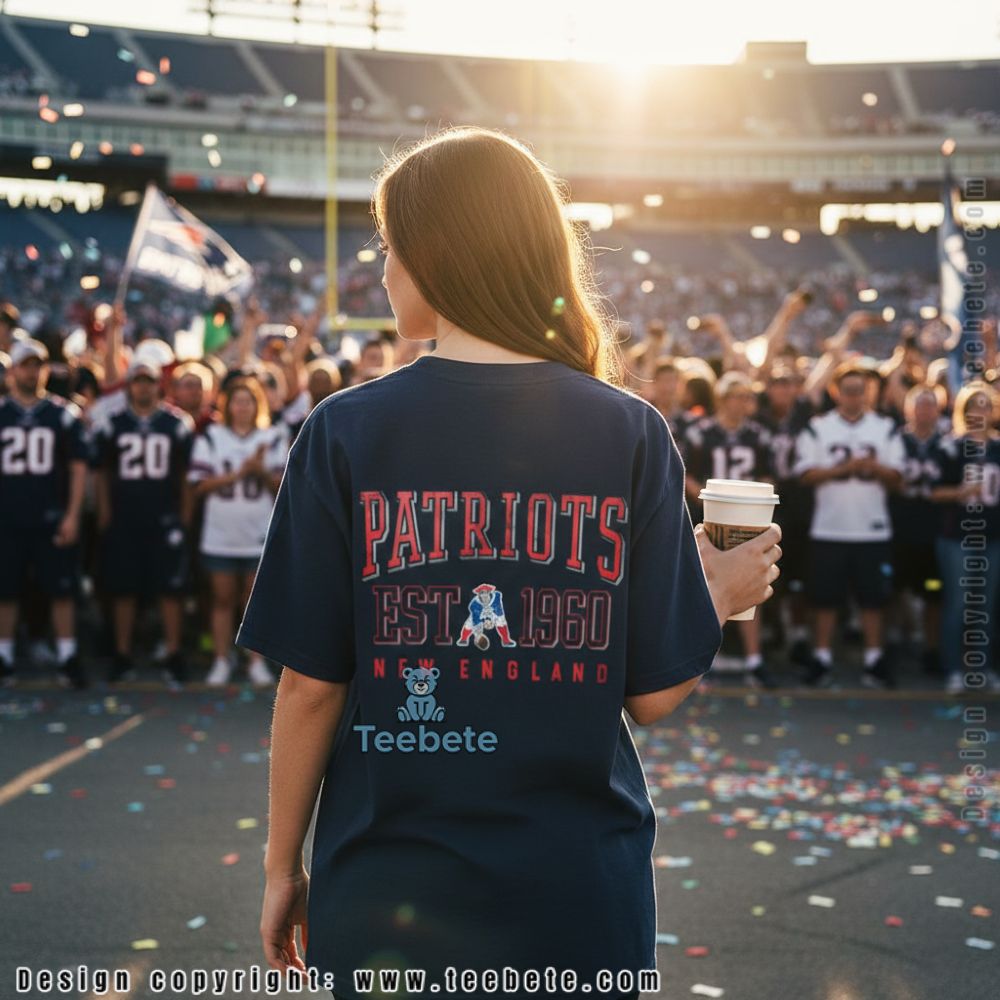 New England Patriots Established 1960 Vintage Graphic Shirt