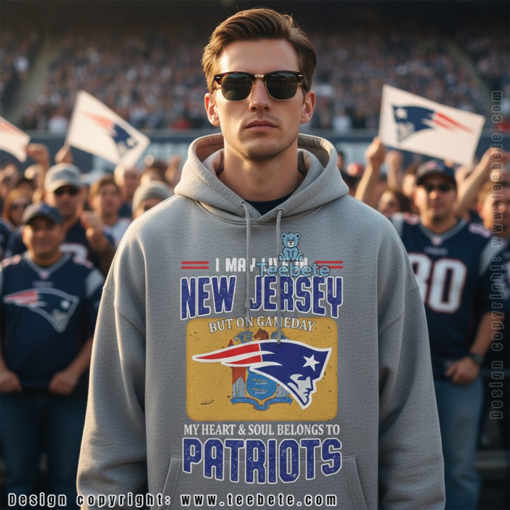 New Jersey Resident New England Patriots Football Fan Gameday Hoodie New Jersey Resident New England Patriots Football Fan Gameday Hoodie