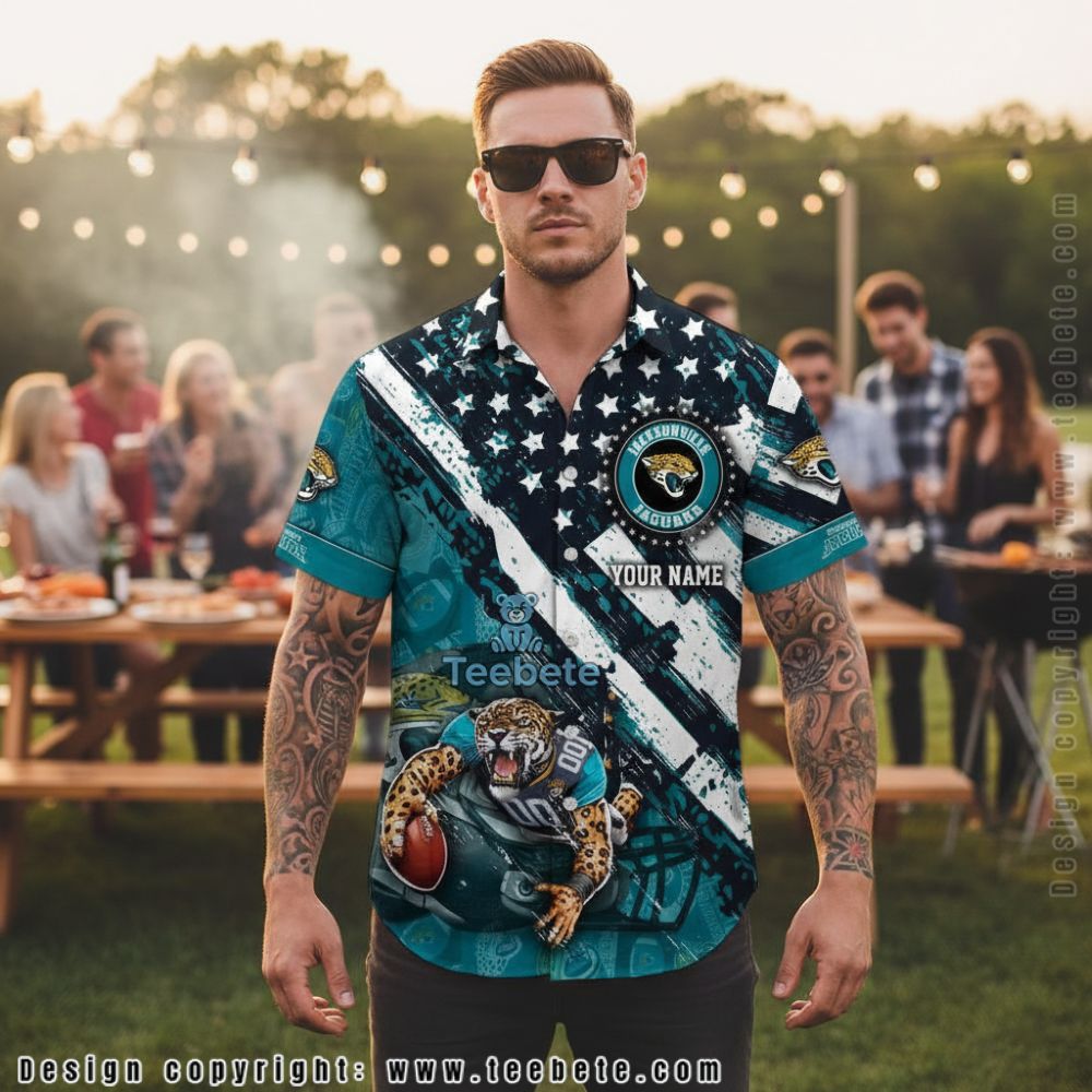 Personalized Jacksonville Jaguars Football Player Hawaiian Shirt