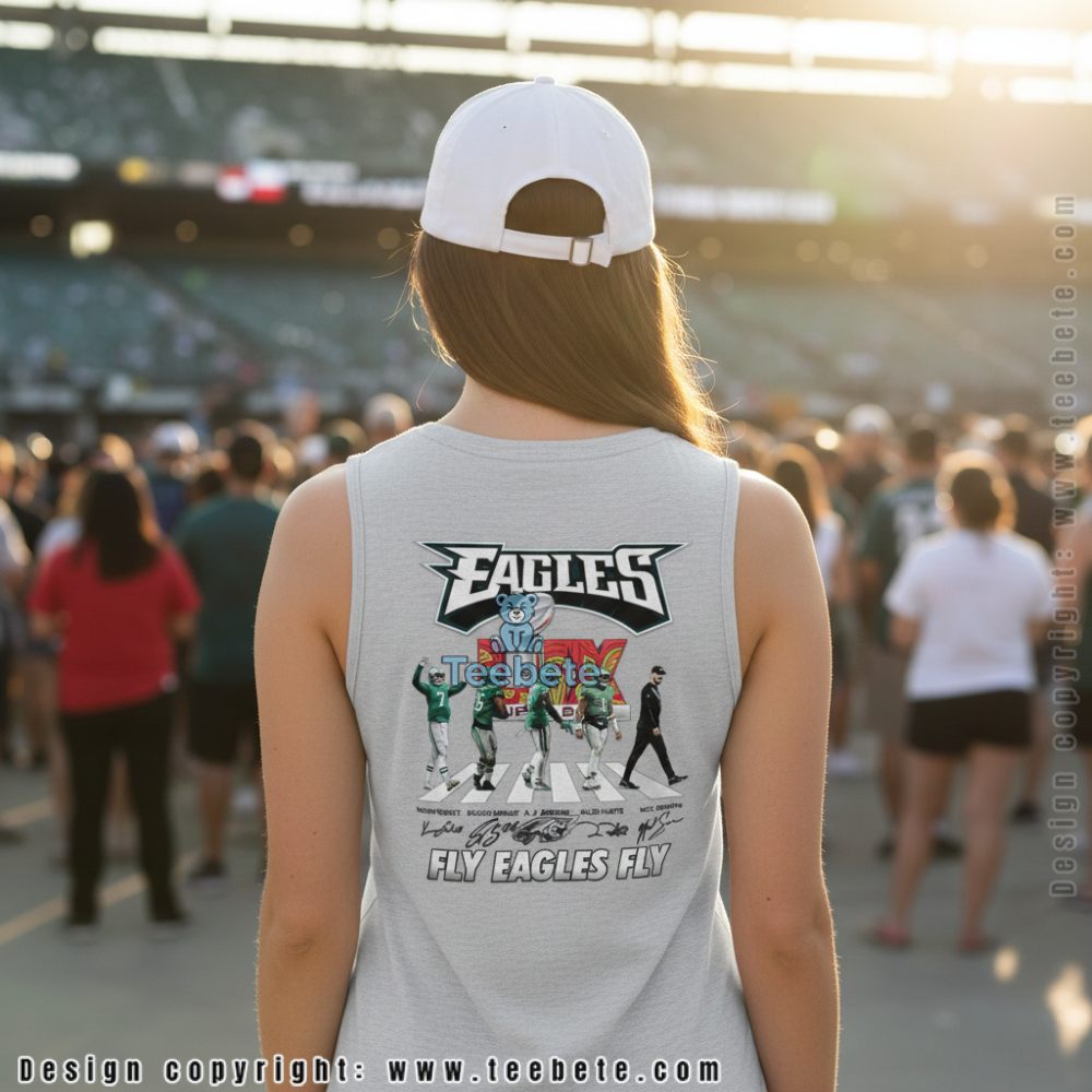 Philadelphia Eagles Fly Eagles Fly Super Bowl Lix Champions Tanktop Philadelphia Eagles Fly Eagles Fly Super Bowl Lix Champions Tanktop