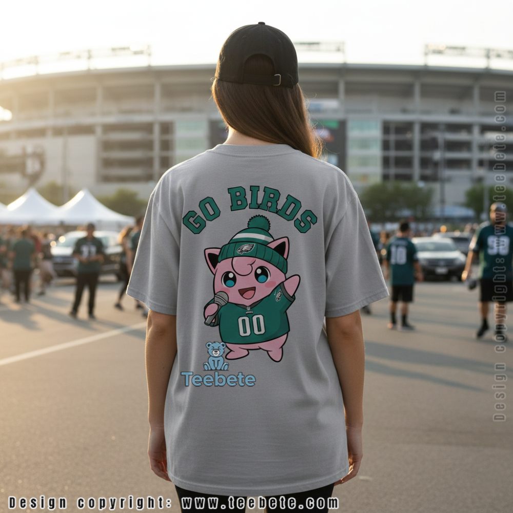 Philadelphia Eagles Pokemon Jigglypuff Game Day Shirt