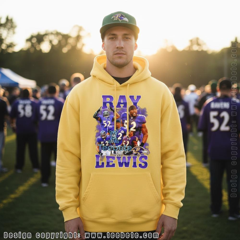 Ray Lewis Baltimore Ravens Vintage 90s Hoodie Ray Lewis Baltimore Ravens Vintage 90s Hoodie