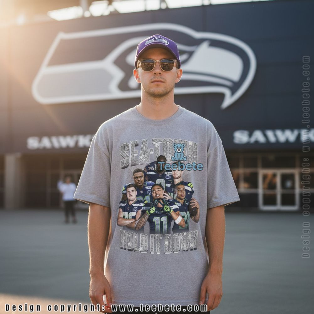 Sea Town Hold It Down Seattle Football Players Shirt