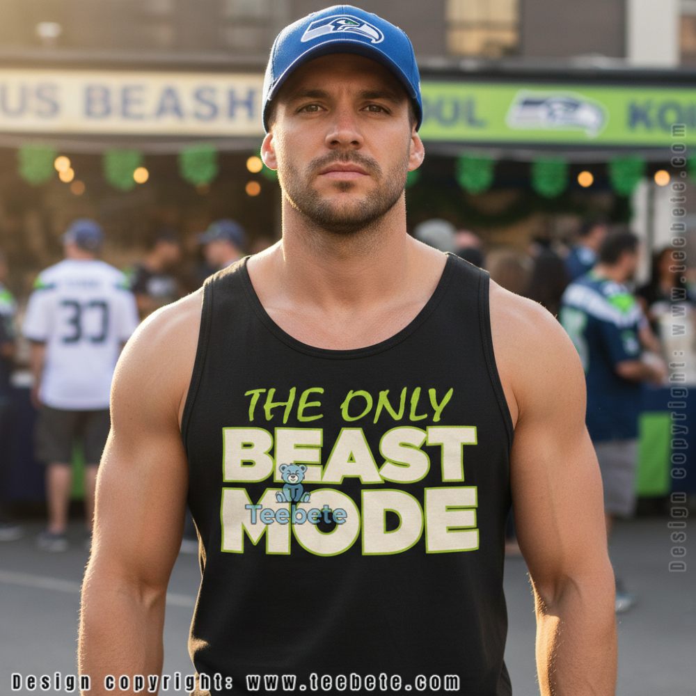 Seattle Seahawks Beast Mode Marshawn Lynch Legendary Player Tanktop Seattle Seahawks Beast Mode Marshawn Lynch Legendary Player Tanktop