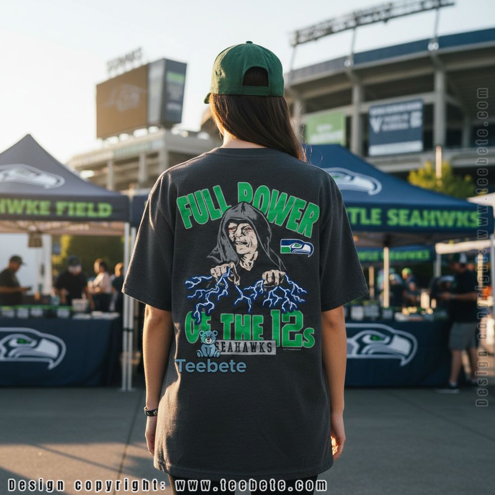 Seattle Seahawks Galactic Empire Full Power Of The 12S Shirt