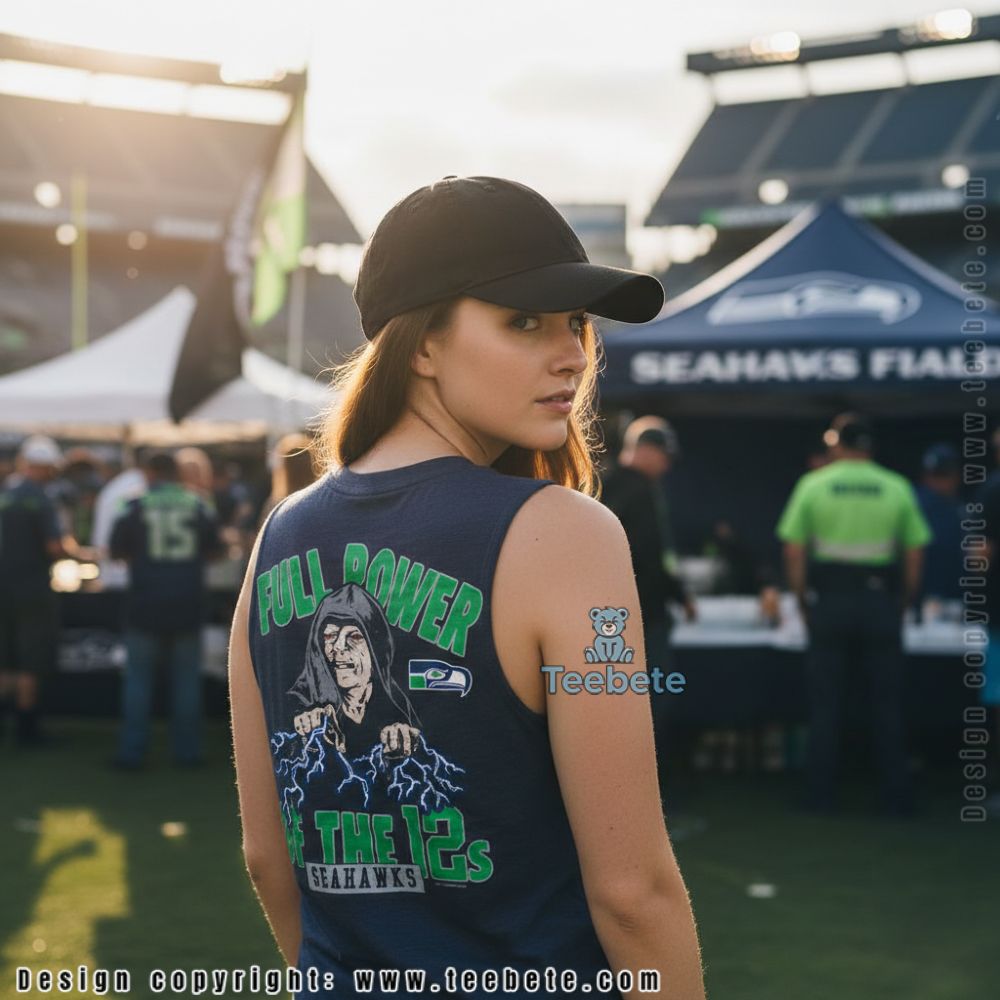 Seattle Seahawks Galactic Empire Full Power Of The 12S Tanktop Seattle Seahawks Galactic Empire Full Power Of The 12S Tanktop