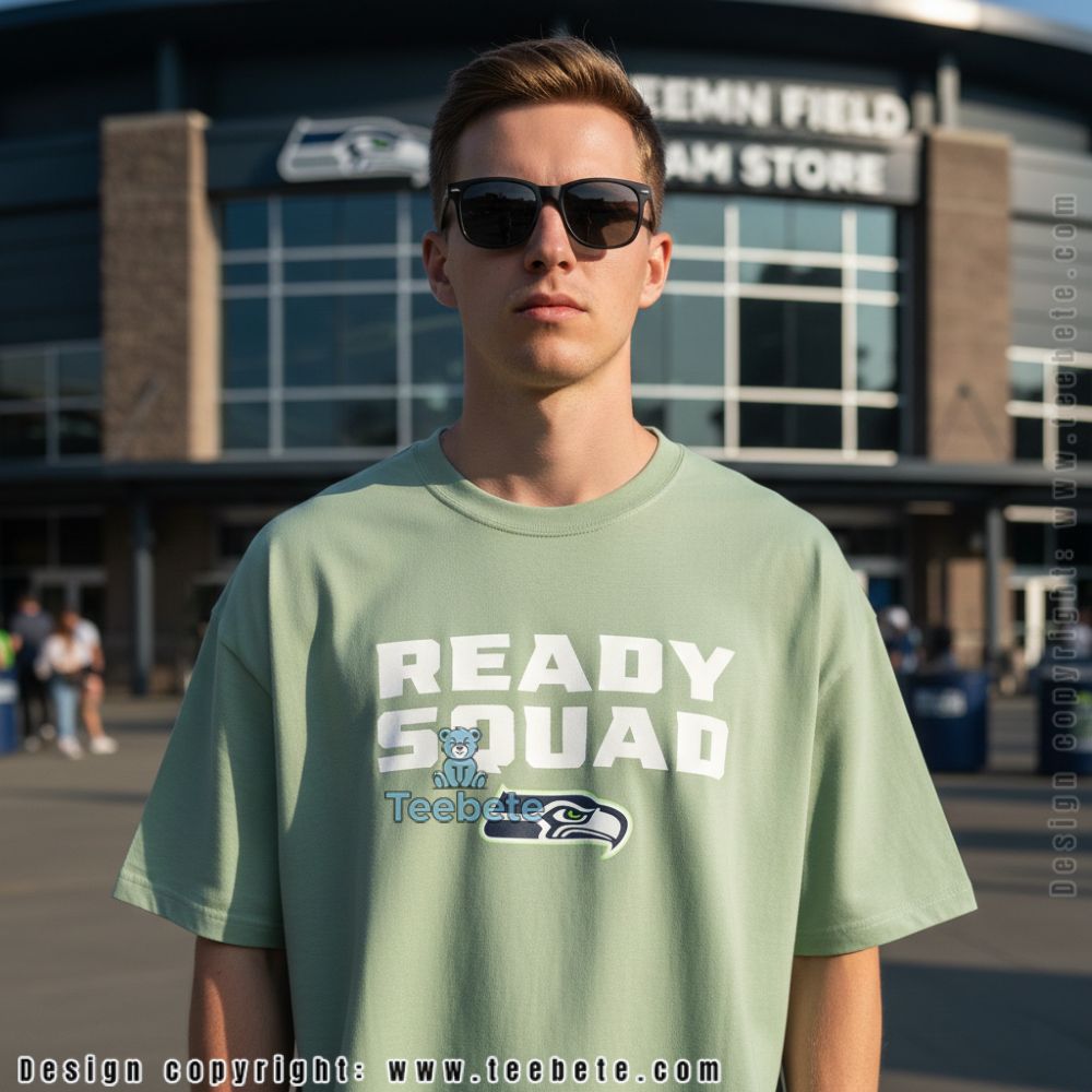 Seattle Seahawks St Patricks Day Cartoon Teen Shirt