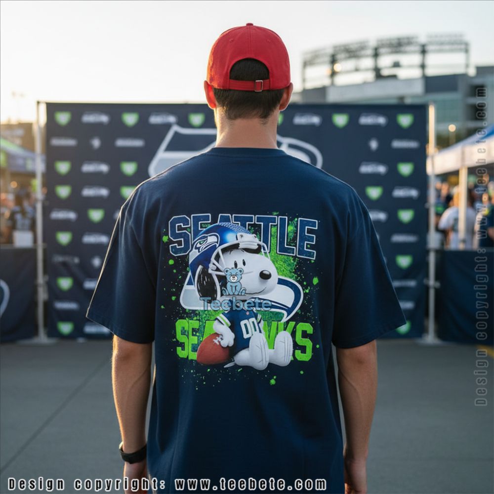 Seattle Seahawks Snoopy Player Youth Shirt