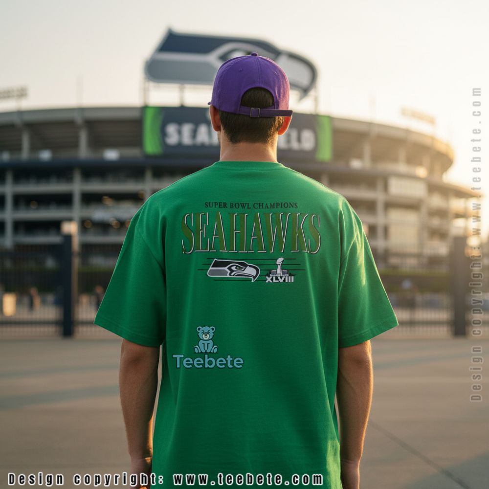 Seattle Seahawks Super Bowl XLVIII Champions Football Shirt