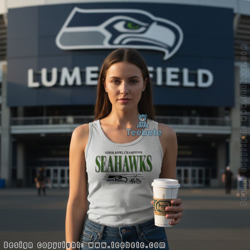 Seattle Seahawks Super Bowl XLVIII Champions Football Tanktop Seattle Seahawks Super Bowl XLVIII Champions Football Tanktop