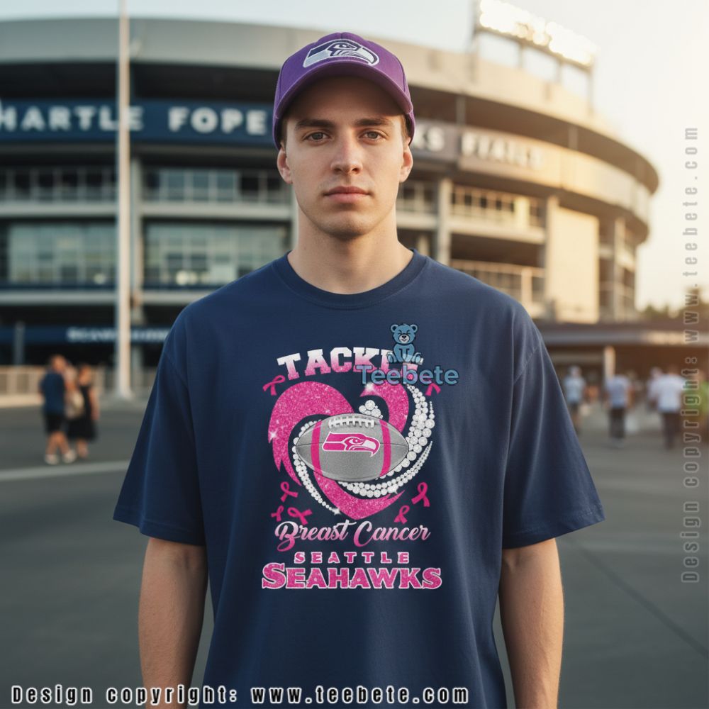 Seattle Seahawks Tackle Breast Cancer Awareness Football Shirt