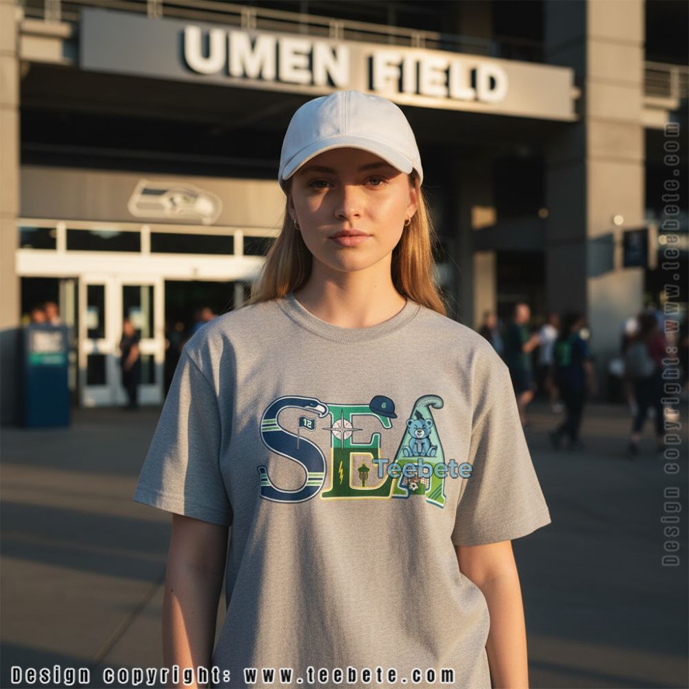Seattle Sports City Sea Multi Team Shirt