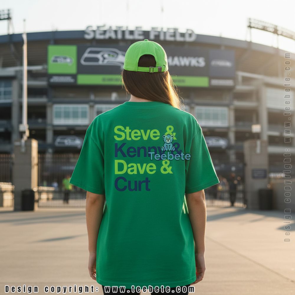 Steve Kenny Dave Curt Seattle Football Legends Shirt