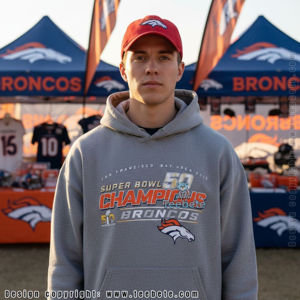 Super Bowl 50 Champions Denver Broncos San Francisco Bay Area Hoodie Super Bowl 50 Champions Denver Broncos San Francisco Bay Area Hoodie
