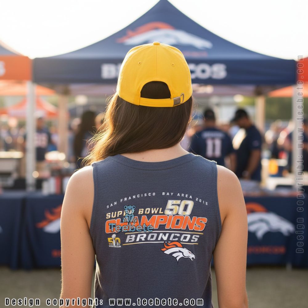 Super Bowl 50 Champions Denver Broncos San Francisco Bay Area Tanktop Super Bowl 50 Champions Denver Broncos San Francisco Bay Area Tanktop