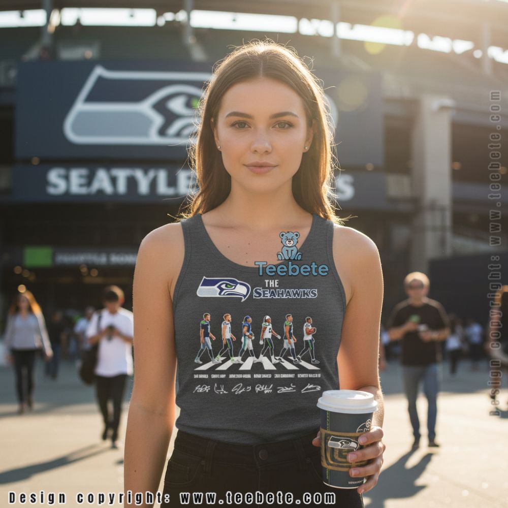 The Seahawks Players Walk Names And Signatures Tanktop The Seahawks Players Walk Names And Signatures Tanktop