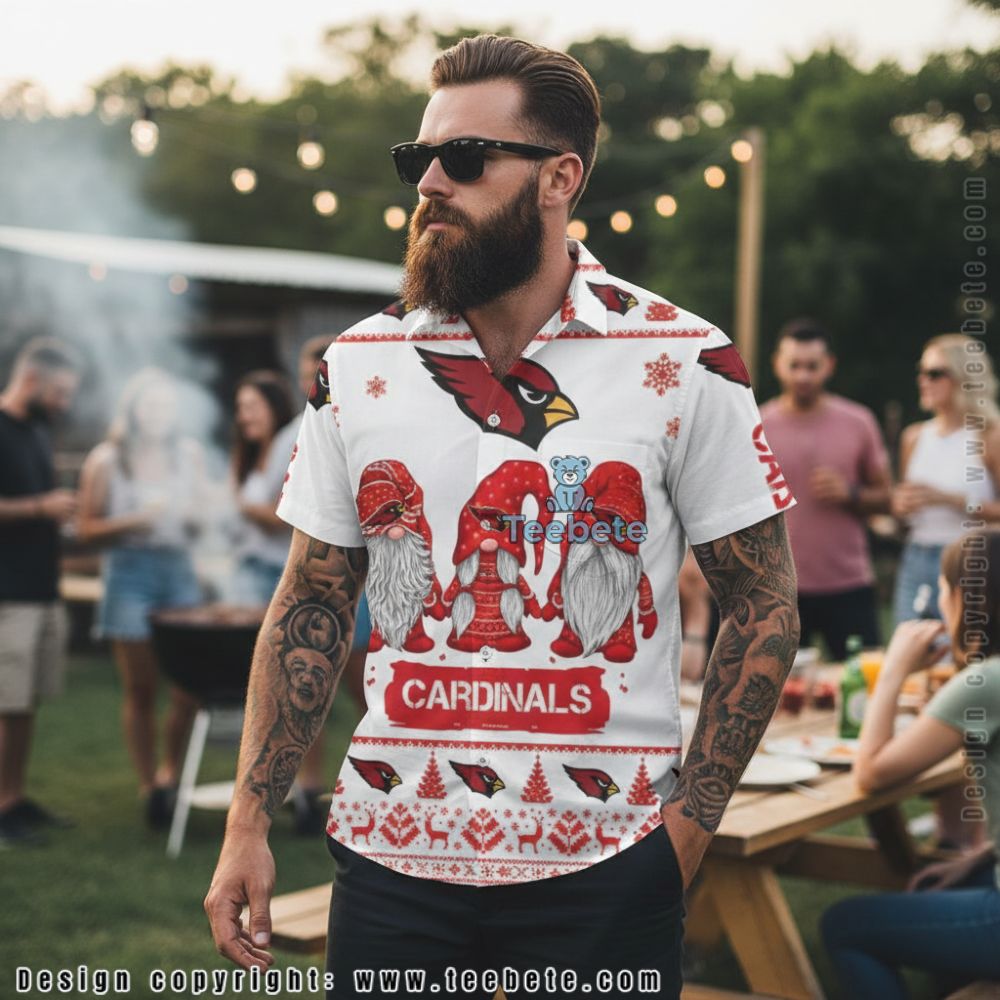 Arizona Cardinals Flamingo Parrot Tropical Summer Hawaiian Shirt