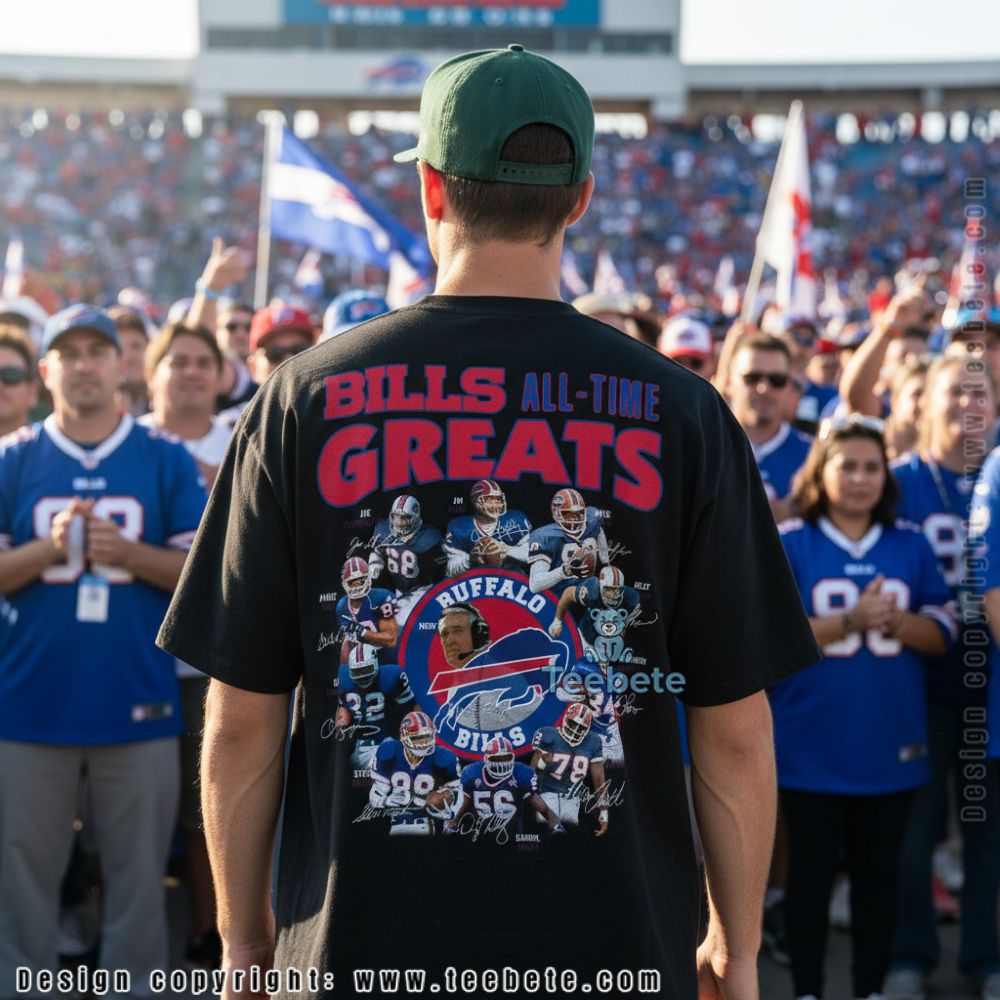 Buffalo Bills All Time Greats Legends Signatures Shirt