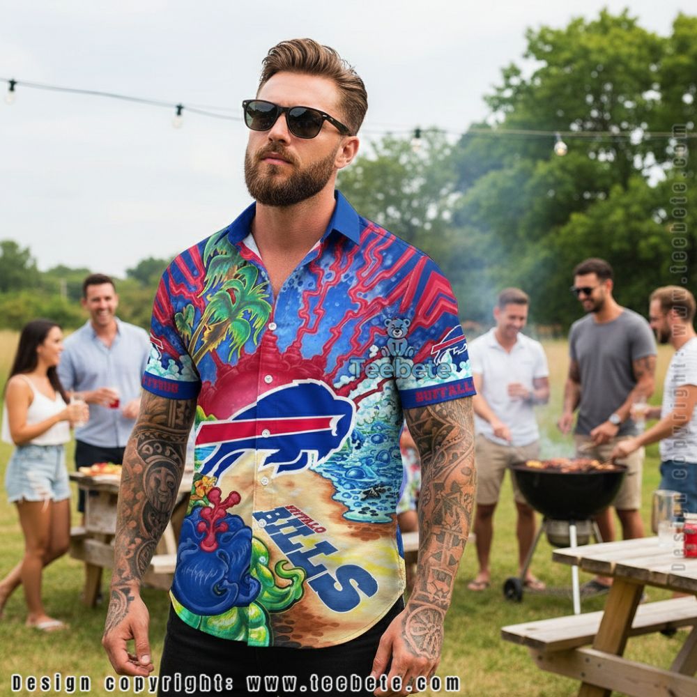 Buffalo Bills Island Paradise Vibrant Floral Tropical Shirt