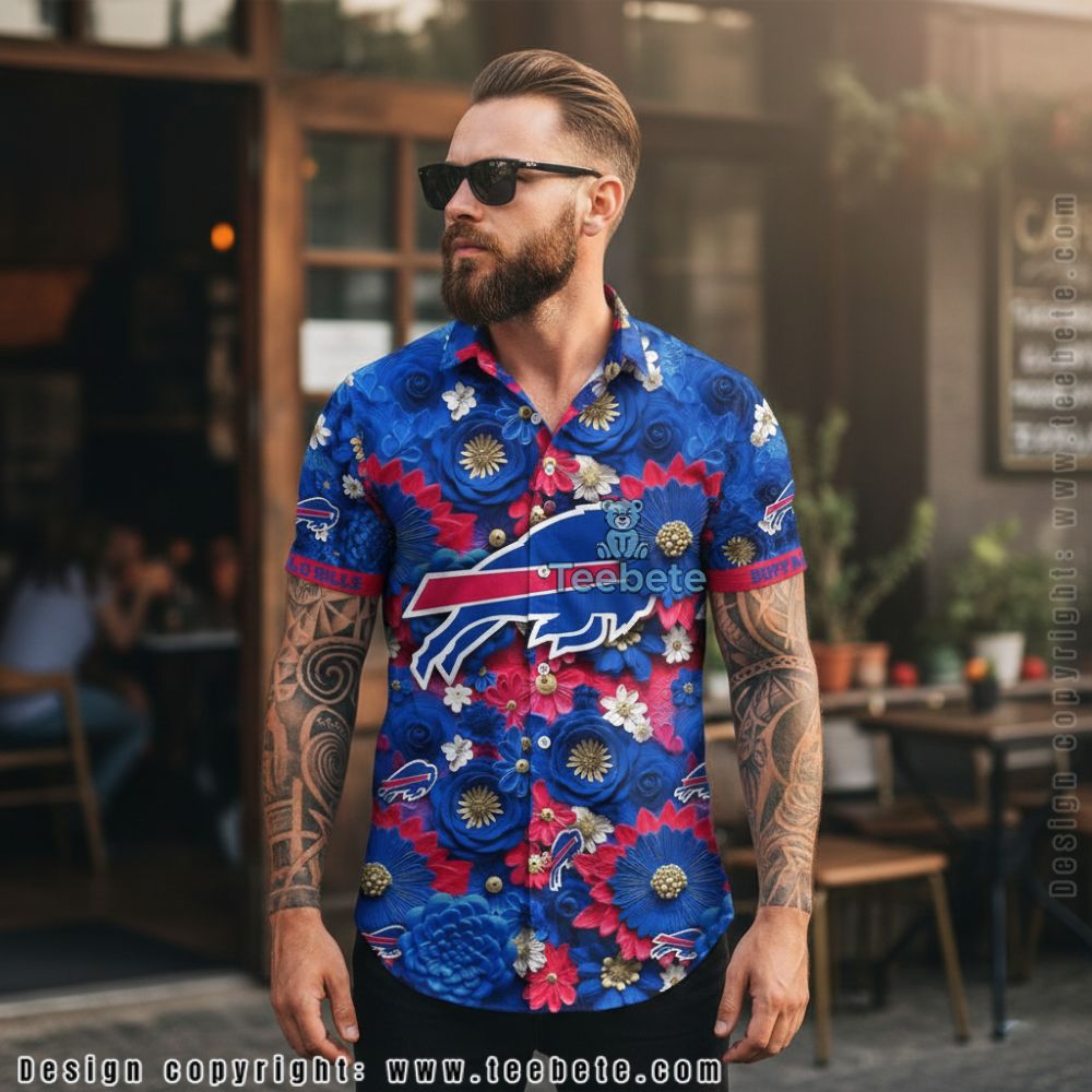 Buffalo Bills Cool Grandpa Like A Grandpa But Cooler Hawaiian Shirt
