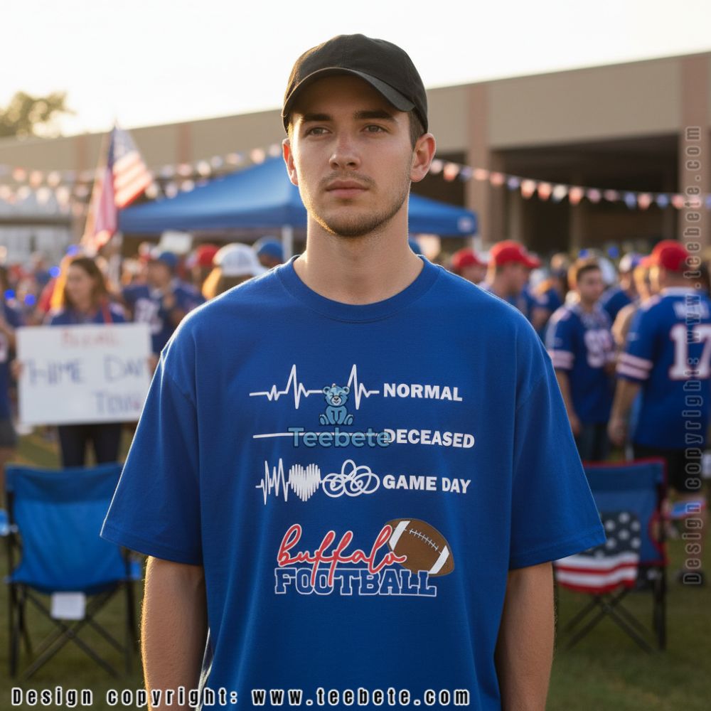 Buffalo Football Game Day Excitement Heartbeat Shirt