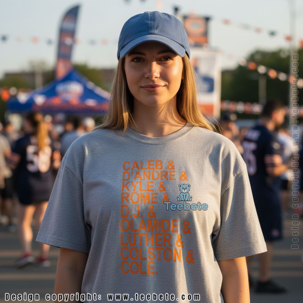 Daaa Bears Chicago Football Navy Orange Gameday Shirt