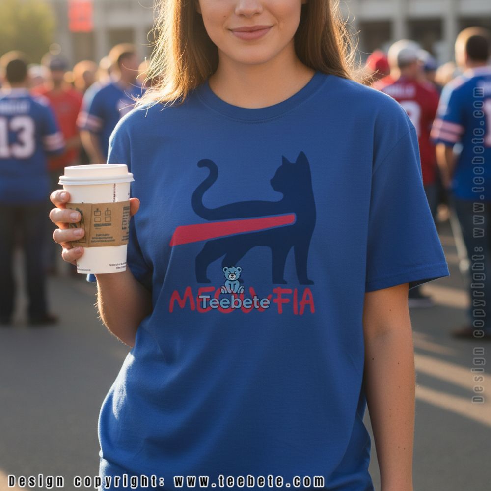 Funny Buffalo Bills Cat MEOWFIA Vintage Shirt