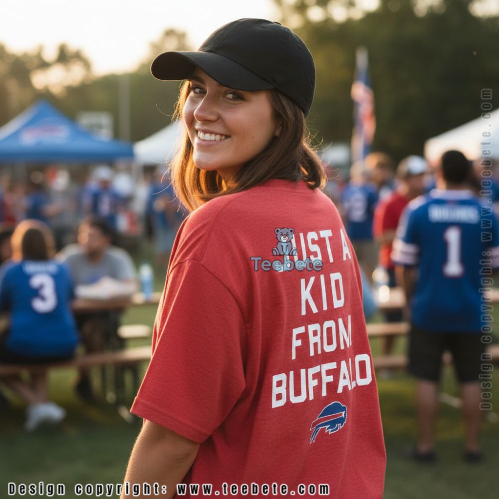 Let’s Go Buffalo Red Silhouette Shirt