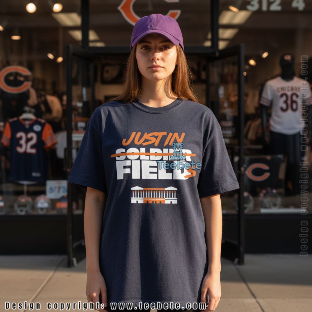 Justin Fields Chicago Soldier Field Shirt