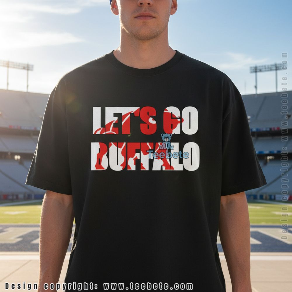 Let’s Go Buffalo Red Silhouette Shirt