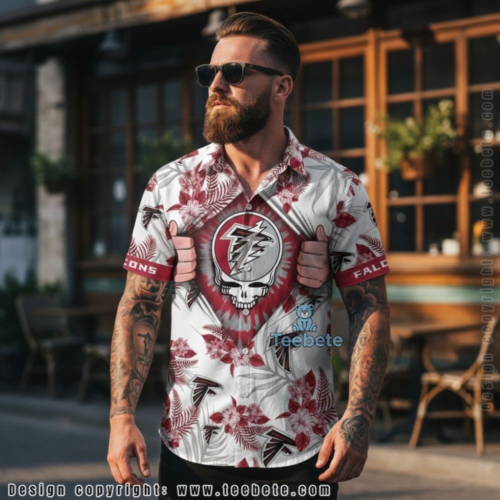 Blue Buffalo Bills Hibiscus Flower Pattern Hawaiian Shirt