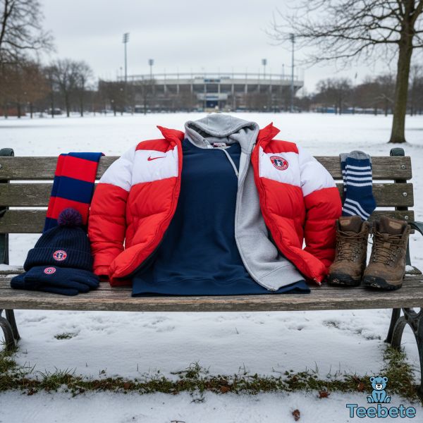 Complete Winter Outfit For Cold Football Stadium Game