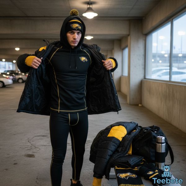 Football Fan Layering Winter Clothing For Stadium Game