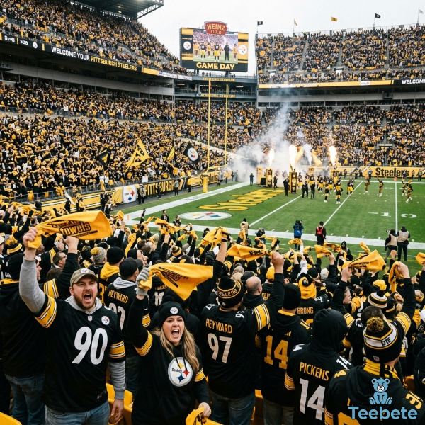 Football Fans Cheering Loudly During Player Introductions Stadium Moment