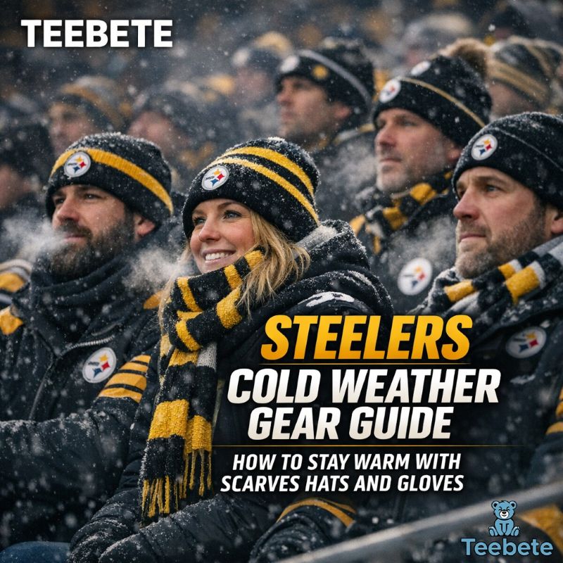 How Steelers Fans Use Scarves, Hats, and Gloves During Cold Games