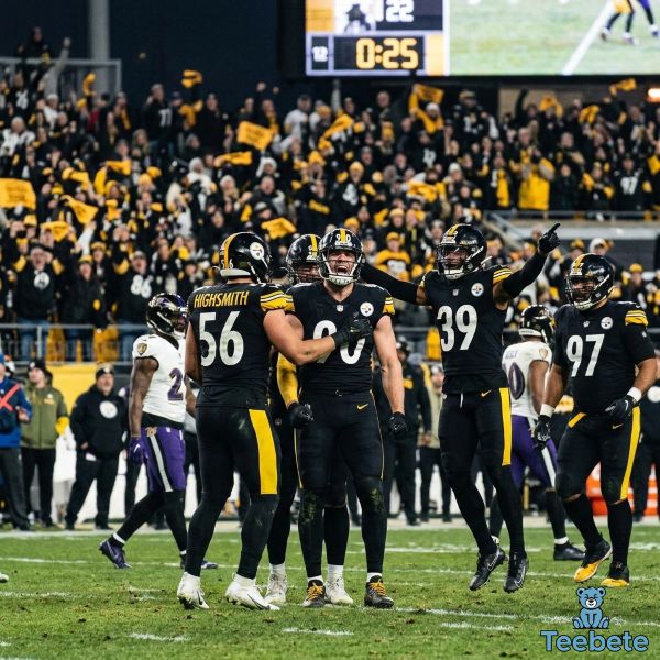 Memorable Steelers Ravens Rivalry Game Celebration Memorable Steelers Ravens Rivalry Game Celebration