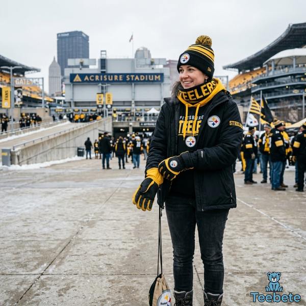 Essential Accessories Every Pittsburgh Steelers Fan Wears on Game Day 9 Pittsburgh Steelers Fan Layered Outfit For Cold Game Day