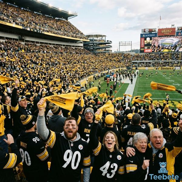Pittsburgh Steelers Fans Celebrating Stadium Tradition