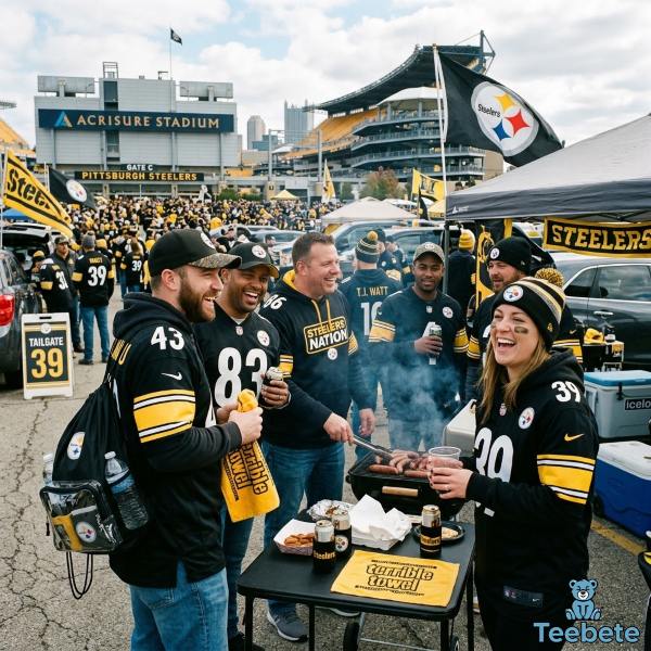 Essential Accessories Every Pittsburgh Steelers Fan Wears on Game Day 10 Pittsburgh Steelers Fans Enjoying Tailgate Before Game Day