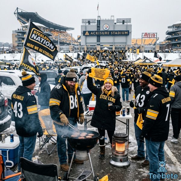 Pittsburgh Steelers Fans Winter Tailgating Party