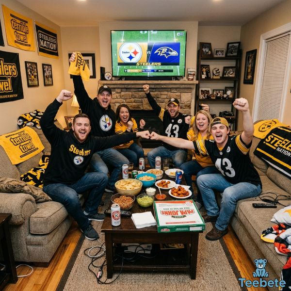 Pittsburgh Steelers Home Watch Party Outfit