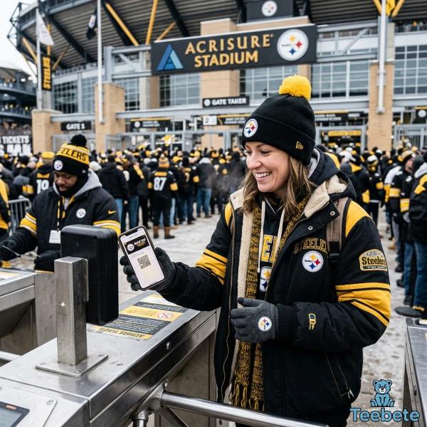 Pittsburgh Steelers Thermal Gloves Winter Game Day