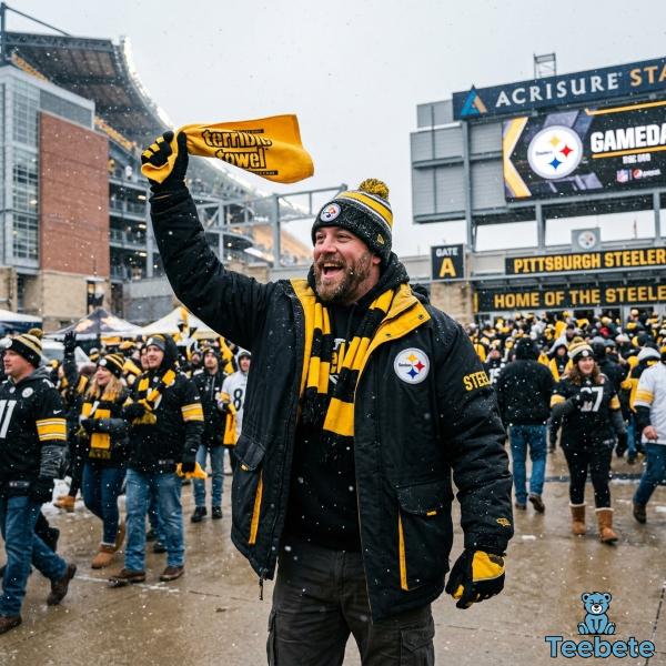 Pittsburgh Steelers Winter Jacket For Cold Games