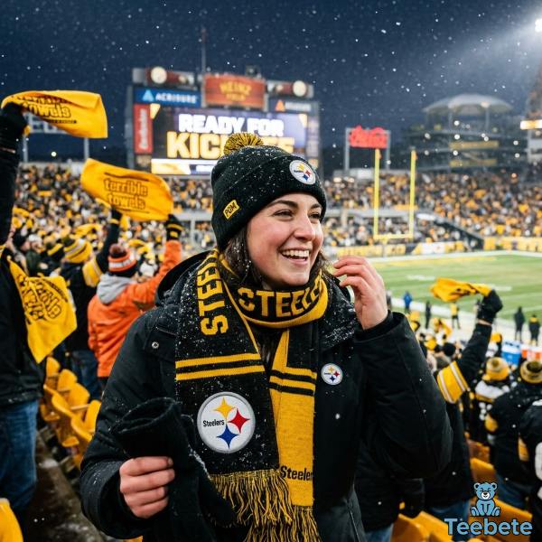 Pittsburgh Steelers Winter Scarf Game Day Style