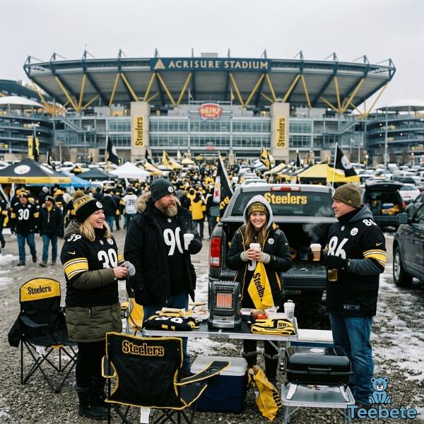Pittsburgh Steelers Winter Tailgating Football Tradition