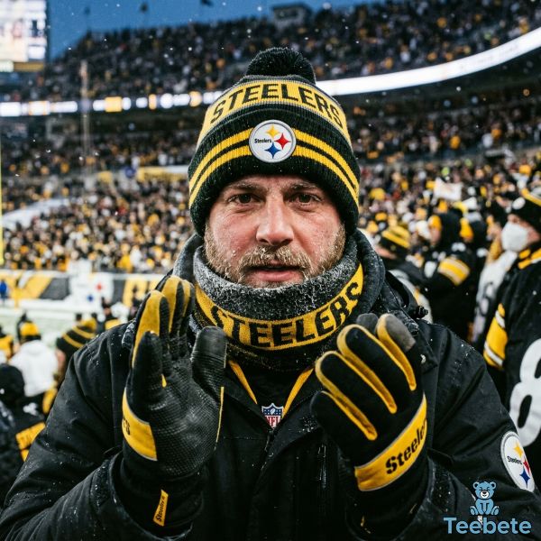 Steelers Cold Weather Accessories Scarf Hat Gloves Protection
