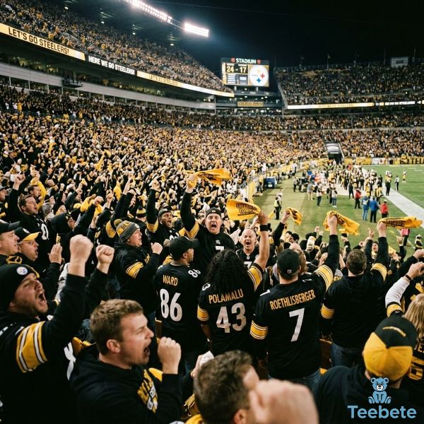 Steelers Fans Chanting Here We Go Steelers In Stadium Real Game Moment