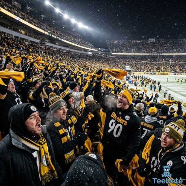Steelers Fans Cold Weather Stadium Outfit