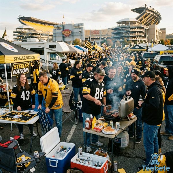 Steelers Fans Tailgating Before Game Steelers Fans Tailgating Before Game