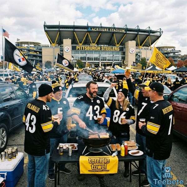 Steelers Fans Tailgating Before Rivalry Game Steelers Fans Tailgating Before Rivalry Game